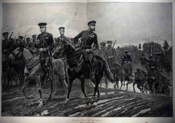Troupes russes en marche, de The Illustrated London News, 5 mars 1887